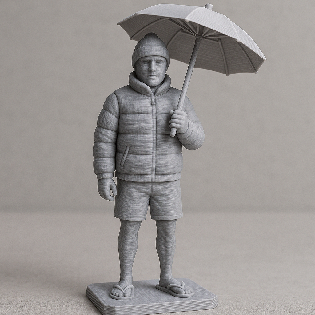 Czerwiec jak grudzień – a w drukarkach 3D powstaje... człowiek dwóch sezonów!